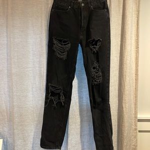 BDG Mom High-Rise Black Jeans